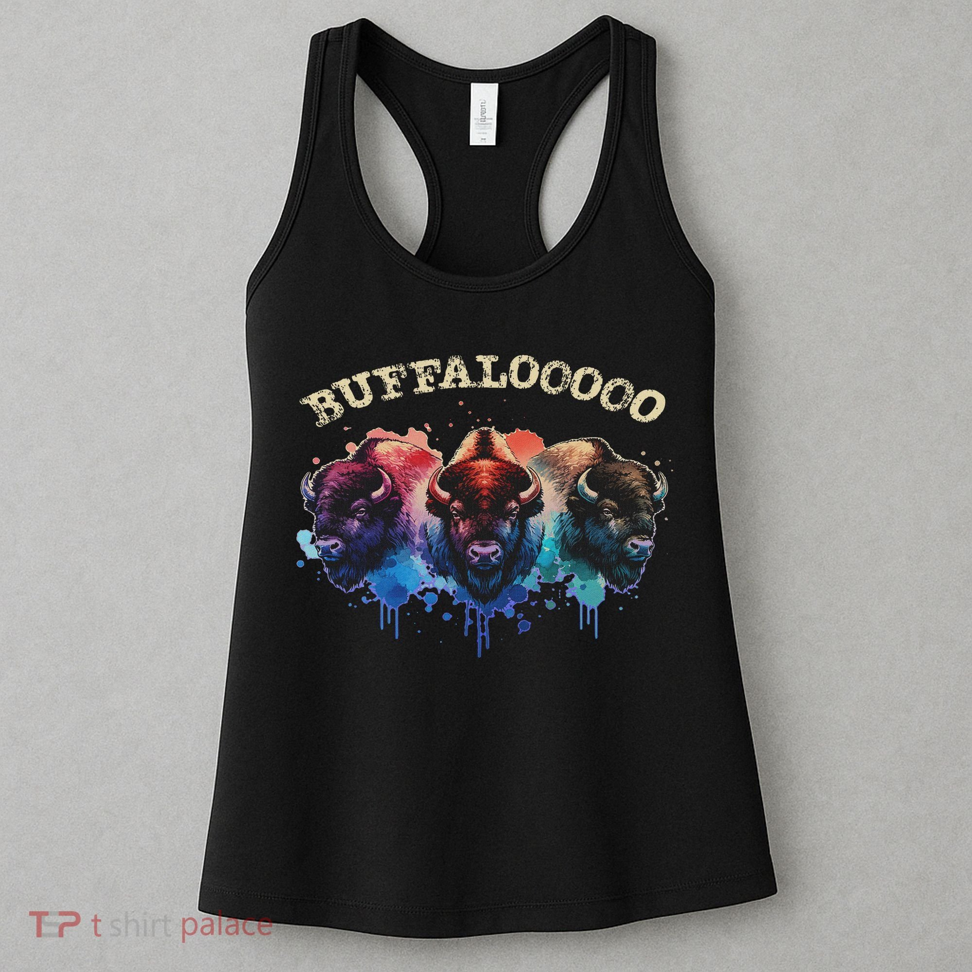 Lucky Buffalo Casino Slot Machine Buffalooooo Gambling Women's Tank Top