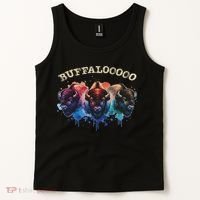 Lucky Buffalo Casino Slot Machine Buffalooooo Gambling Tank Top thumb 2