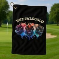 Lucky Buffalo Casino Slot Machine Buffalooooo Gambling Golf Towel thumb 1