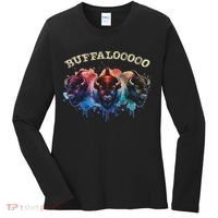 Lucky Buffalo Casino Slot Machine Buffalooooo Gambling Women's Long Sleeve Shirt thumb 0