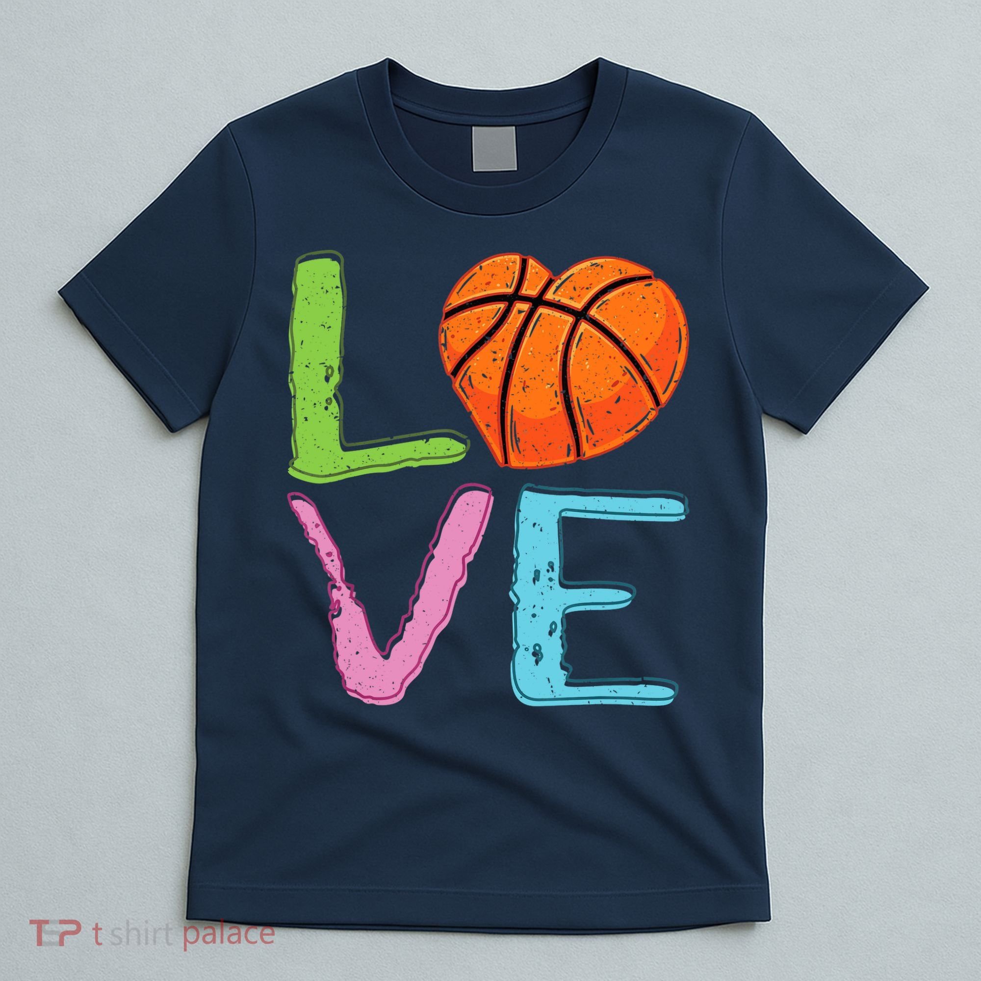 Love Basketball Cute Wo Girl Basketball Lover T-Shirt