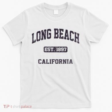 Long Beach California CA vintage state athletic style T-Shirt