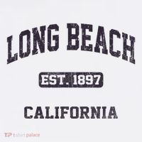 Long Beach California CA vintage state athletic style T-Shirt thumb 7