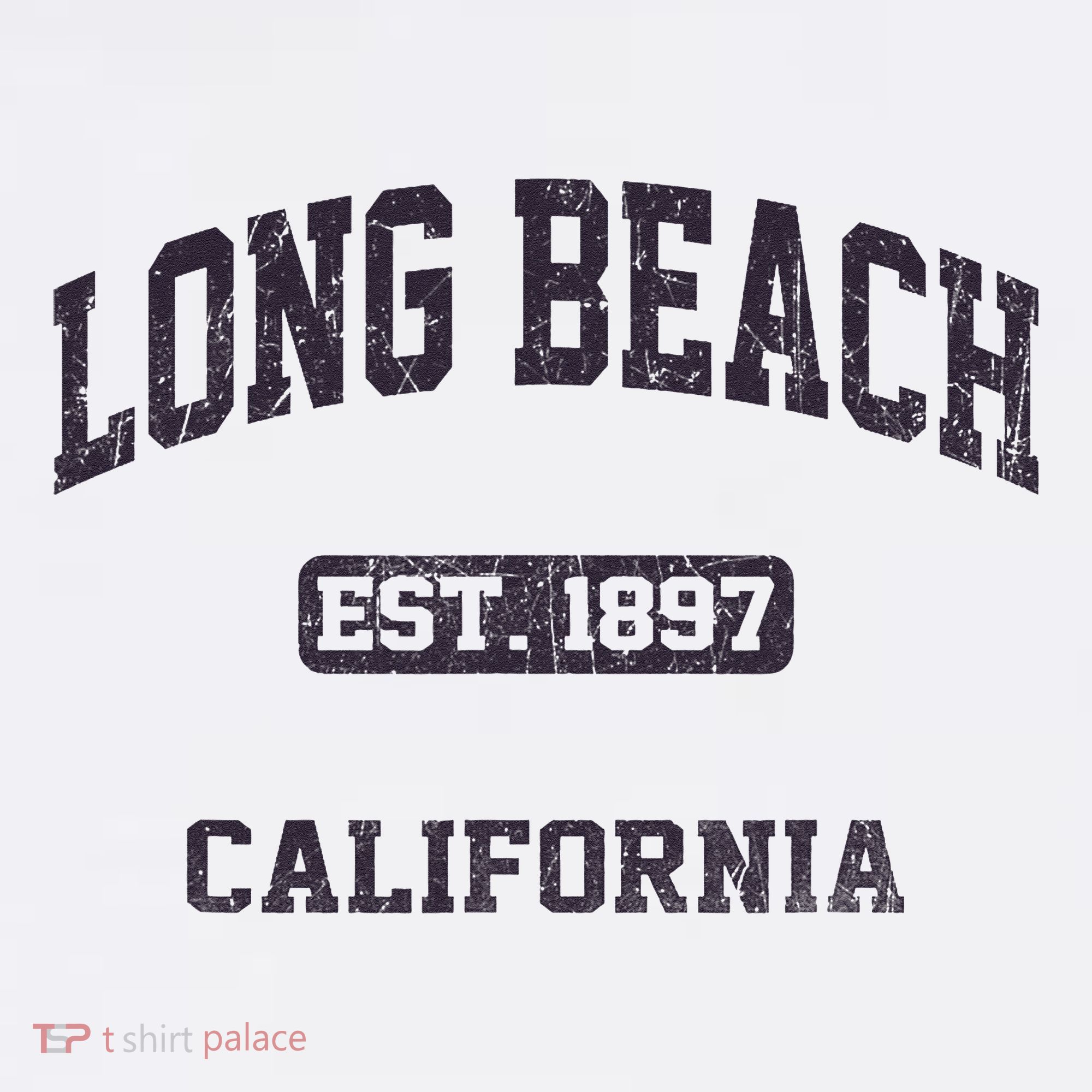 Long Beach California CA vintage state athletic style T-Shirt