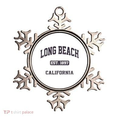Long Beach California CA vintage state athletic style Ornament