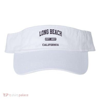 Long Beach California CA vintage state athletic style Visor