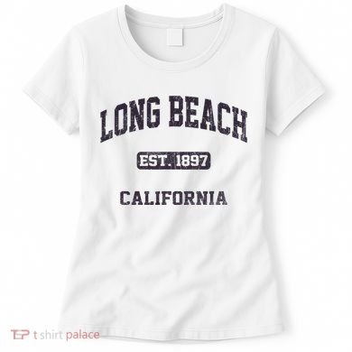 Long Beach California CA vintage state athletic style Women's T-Shirt