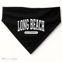 Long Beach Cute Gift College University Style Ca Usa Cute Gift USA-Made Doggie Bandana thumb 0