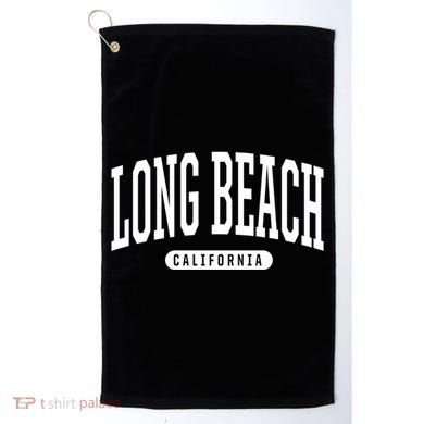 Long Beach Cute Gift College University Style Ca Usa Cute Gift Golf Towel