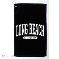 Long Beach Cute Gift College University Style Ca Usa Cute Gift Golf Towel thumb 0