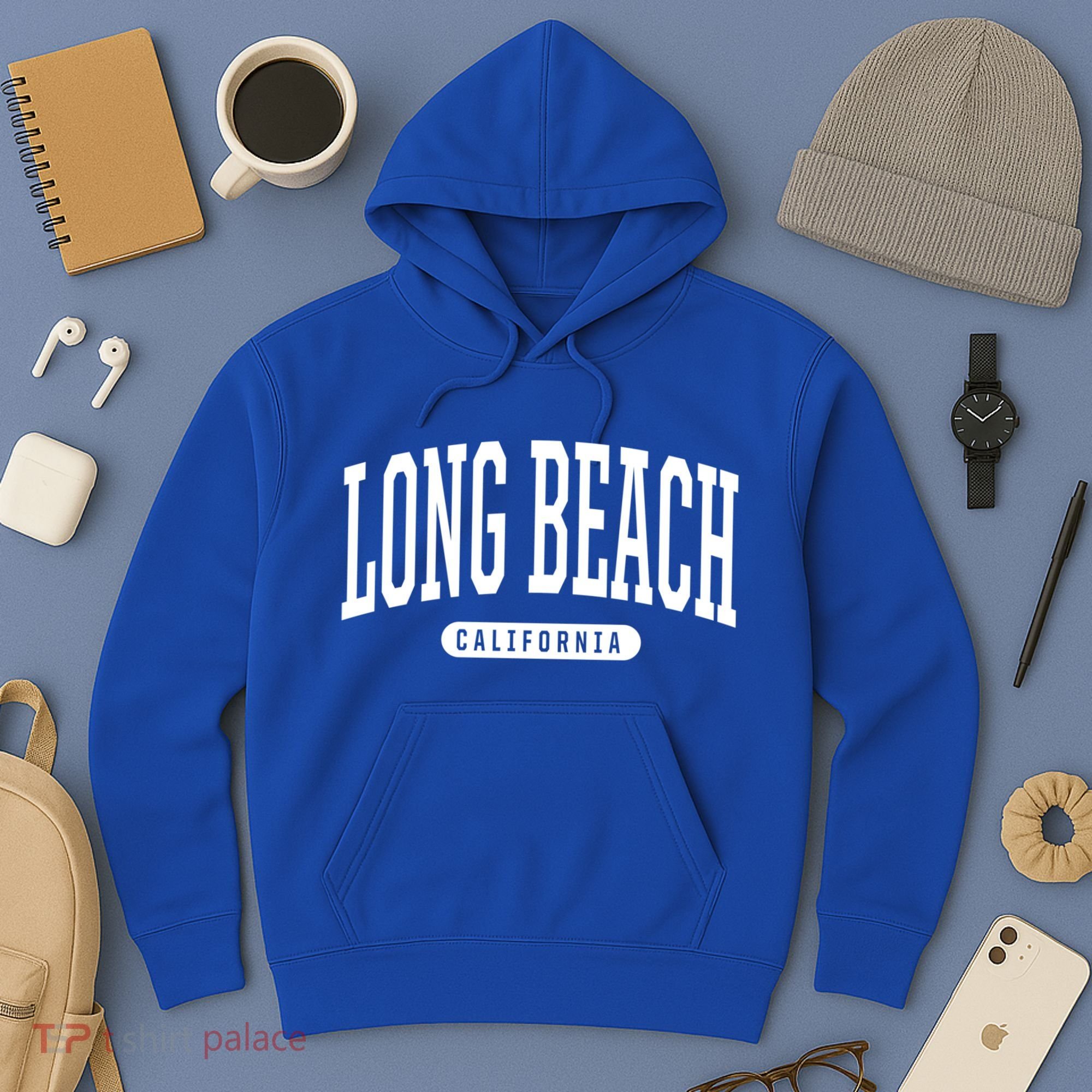 Long Beach Cute Gift College University Style Ca Usa Cute Gift Hoodie