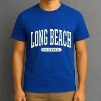 Long Beach Cute Gift College University Style Ca Usa Cute Gift T-Shirt thumb 3