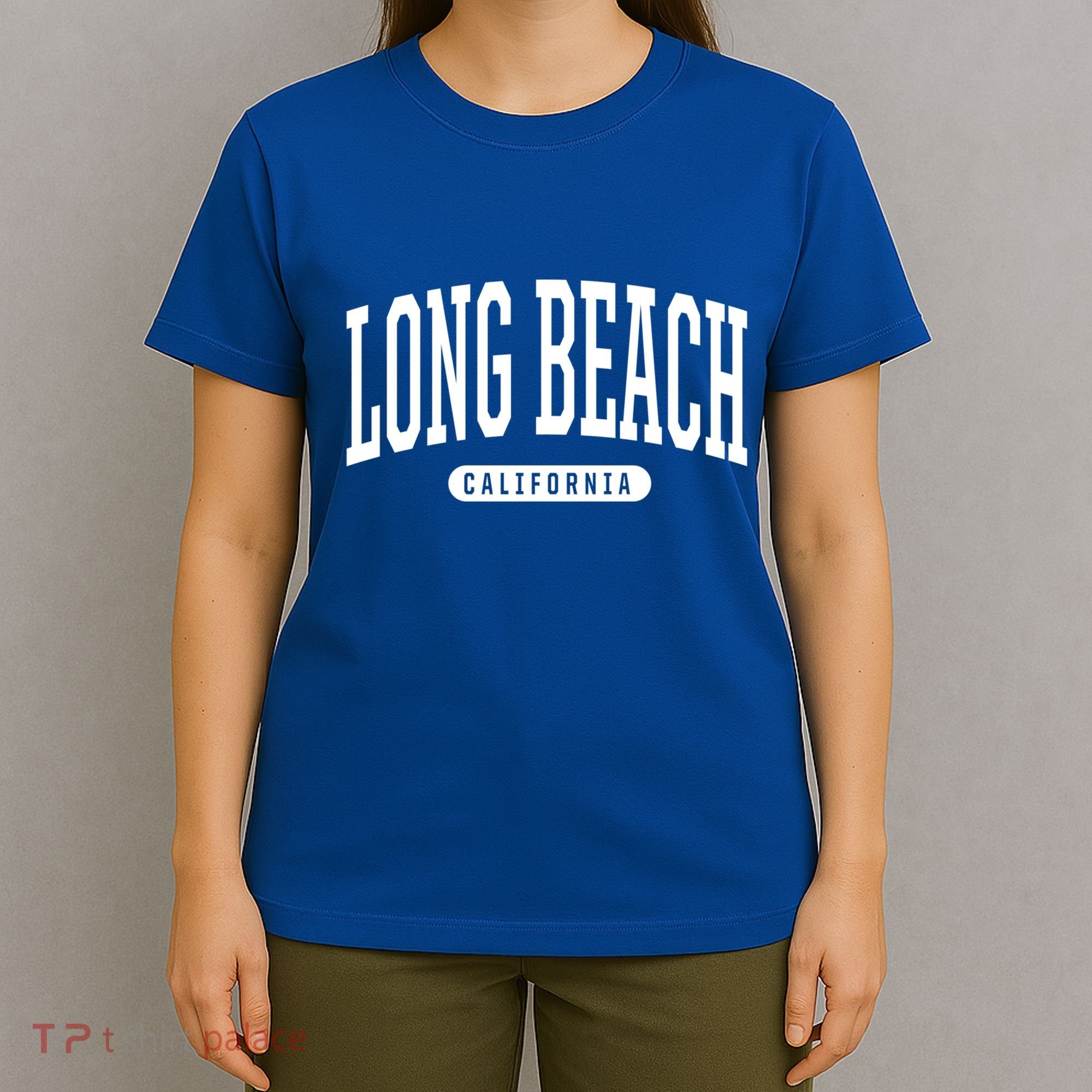 Long Beach Cute Gift College University Style Ca Usa Cute Gift T-Shirt