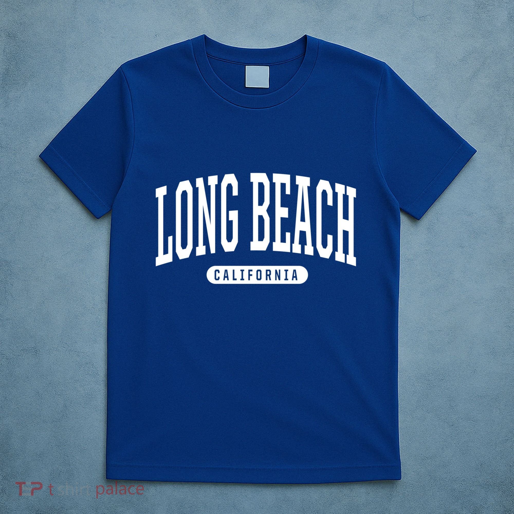 Long Beach Cute Gift College University Style Ca Usa Cute Gift T-Shirt