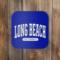 Long Beach Cute Gift College University Style Ca Usa Cute Gift Coaster thumb 0