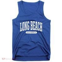 Long Beach Cute Gift College University Style Ca Usa Cute Gift Tank Top thumb 0