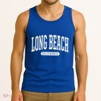 Long Beach Cute Gift College University Style Ca Usa Cute Gift Tank Top thumb 3