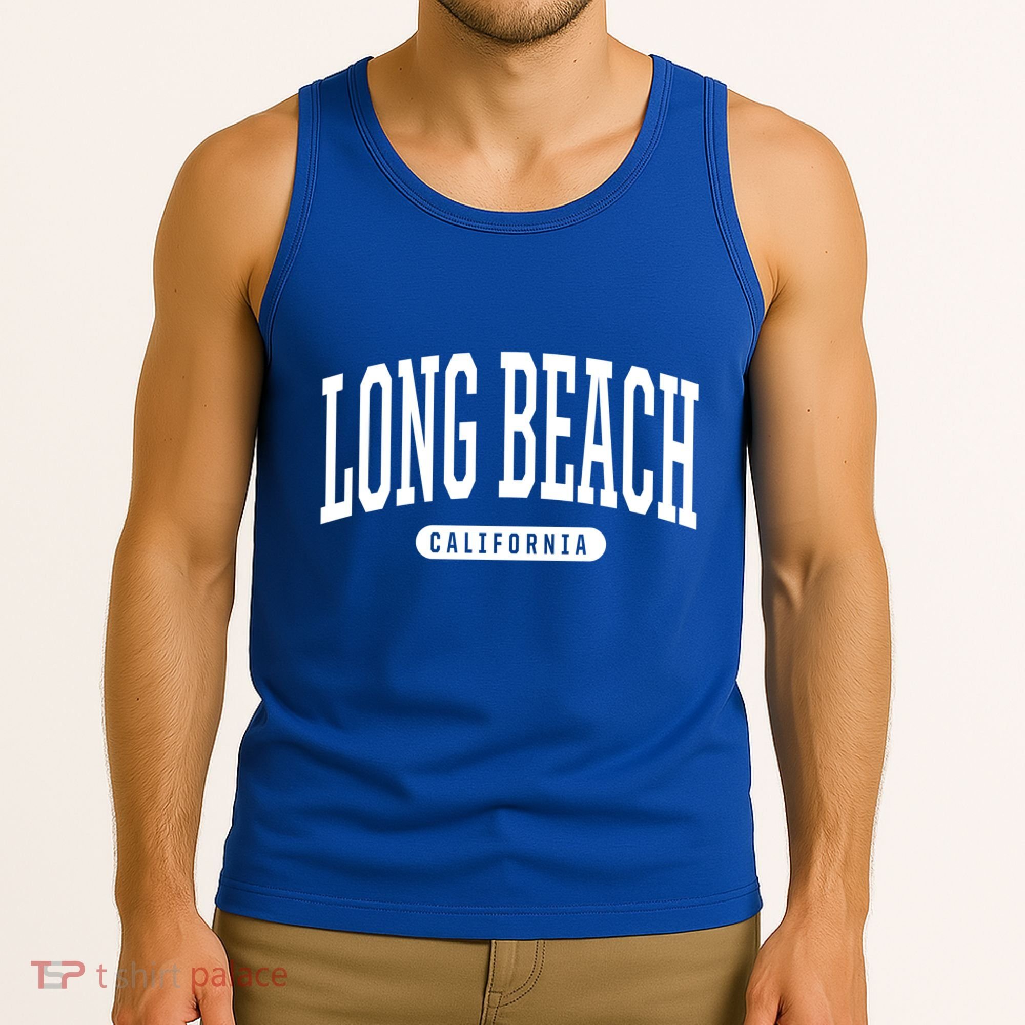 Long Beach Cute Gift College University Style Ca Usa Cute Gift Tank Top