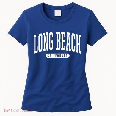 Long Beach Cute Gift College University Style Ca Usa Cute Gift Women's T-Shirt