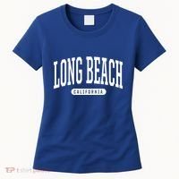 Long Beach Cute Gift College University Style Ca Usa Cute Gift Women's T-Shirt thumb 0