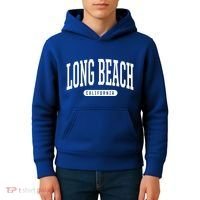 Long Beach Cute Gift College University Style Ca Usa Cute Gift Kids Hoodie thumb 4