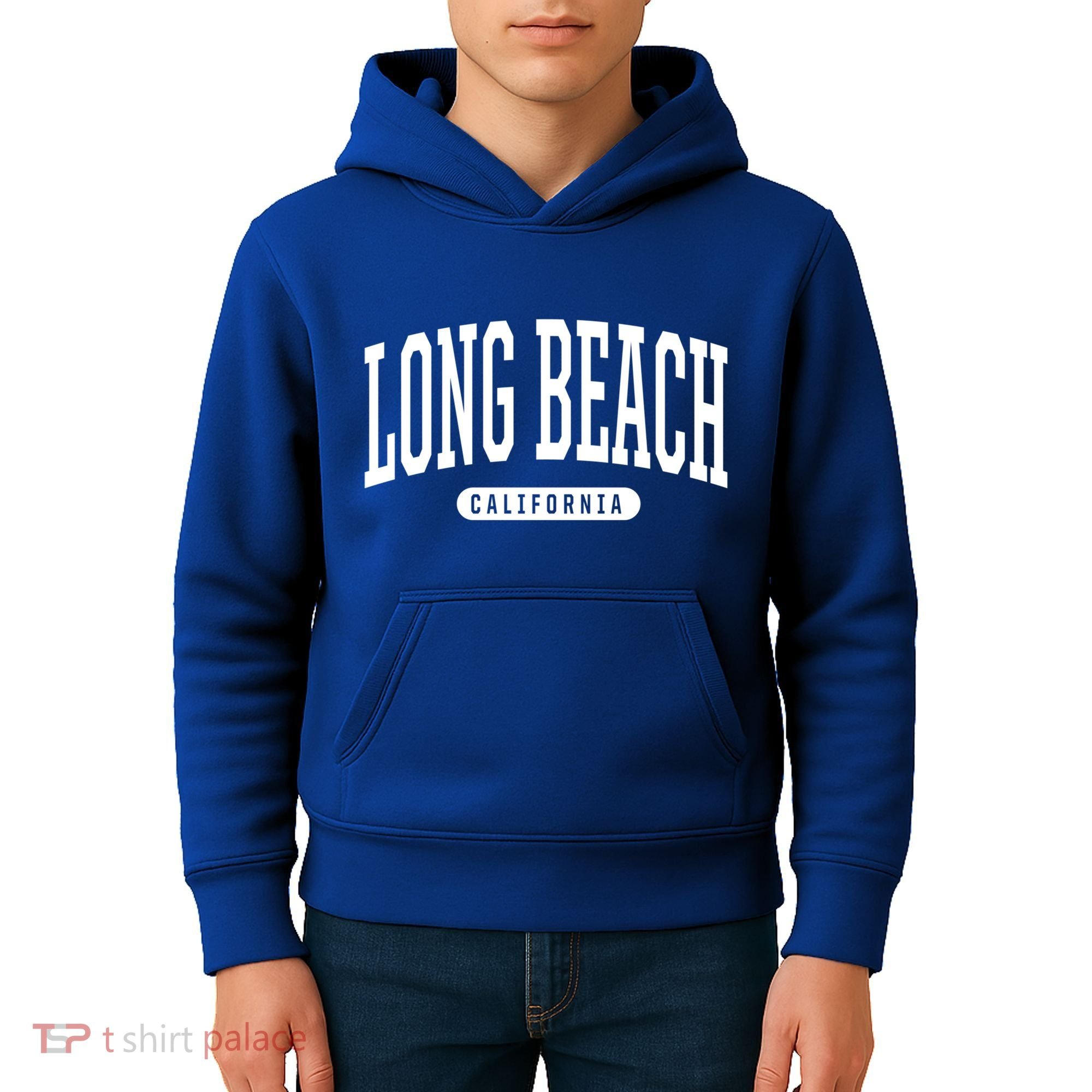 Long Beach Cute Gift College University Style Ca Usa Cute Gift Kids Hoodie