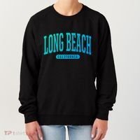 Long Beach Cute Gift College University Style Ca Usa Cute Gift Women's Sweatshirt thumb 0