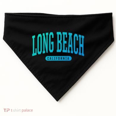 Long Beach Cute Gift College University Style Ca Usa Cute Gift USA-Made Doggie Bandana