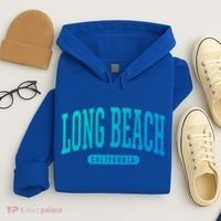 Long Beach Cute Gift College University Style Ca Usa Cute Gift Hoodie thumb 4