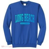Long Beach Cute Gift College University Style Ca Usa Cute Gift Sweatshirt thumb 0