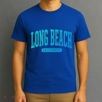 Long Beach Cute Gift College University Style Ca Usa Cute Gift T-Shirt thumb 3