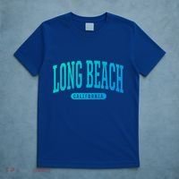 Long Beach Cute Gift College University Style Ca Usa Cute Gift T-Shirt thumb 5