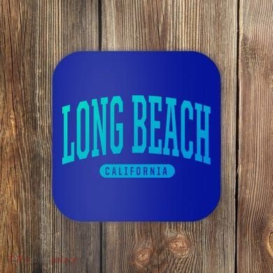 Long Beach Cute Gift College University Style Ca Usa Cute Gift Coaster