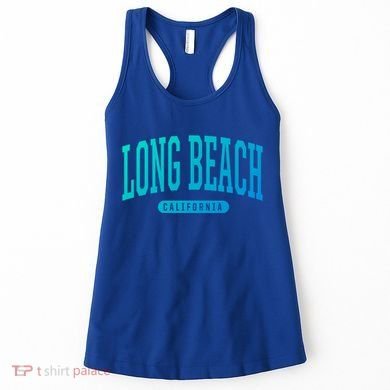 Long Beach Cute Gift College University Style Ca Usa Cute Gift Women's Tank Top