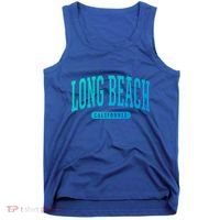Long Beach Cute Gift College University Style Ca Usa Cute Gift Tank Top thumb 0