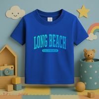 Long Beach Cute Gift College University Style Ca Usa Cute Gift Toddler T-Shirt thumb 3
