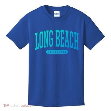 Long Beach Cute Gift College University Style Ca Usa Cute Gift Kids T-Shirt