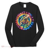 Lizard Bearded Dragon Reptile Tie Dye Spiral Rainbow Cute Long Sleeve Shirt thumb 0