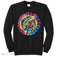 Lizard Bearded Dragon Reptile Tie Dye Spiral Rainbow Cute Sweatshirt thumb 0