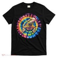 Lizard Bearded Dragon Reptile Tie Dye Spiral Rainbow Cute T-Shirt thumb 0