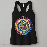 Lizard Bearded Dragon Reptile Tie Dye Spiral Rainbow Cute Women's Tank Top thumb 3