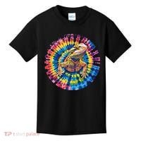 Lizard Bearded Dragon Reptile Tie Dye Spiral Rainbow Cute Kids T-Shirt thumb 0