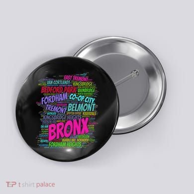 Love Boogie Down Bronx New York City Pride Clipart Button