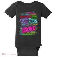 Love Boogie Down Bronx New York City Pride Clipart Baby Bodysuit thumb 0