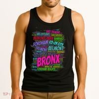 Love Boogie Down Bronx New York City Pride Clipart Tank Top thumb 3