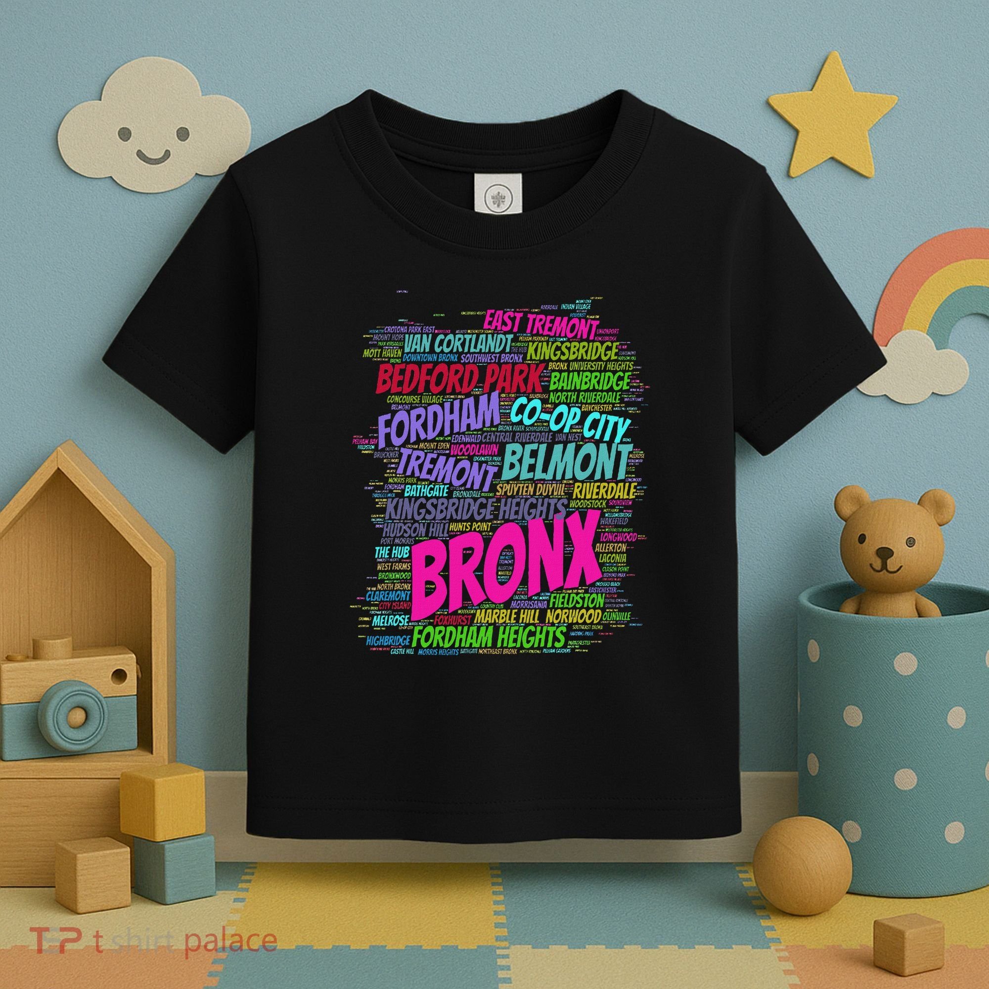 Love Boogie Down Bronx New York City Pride Clipart Toddler T-Shirt