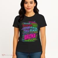 Love Boogie Down Bronx New York City Pride Clipart Women's T-Shirt thumb 4