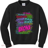 Love Boogie Down Bronx New York City Pride Clipart Kids Sweatshirt thumb 0