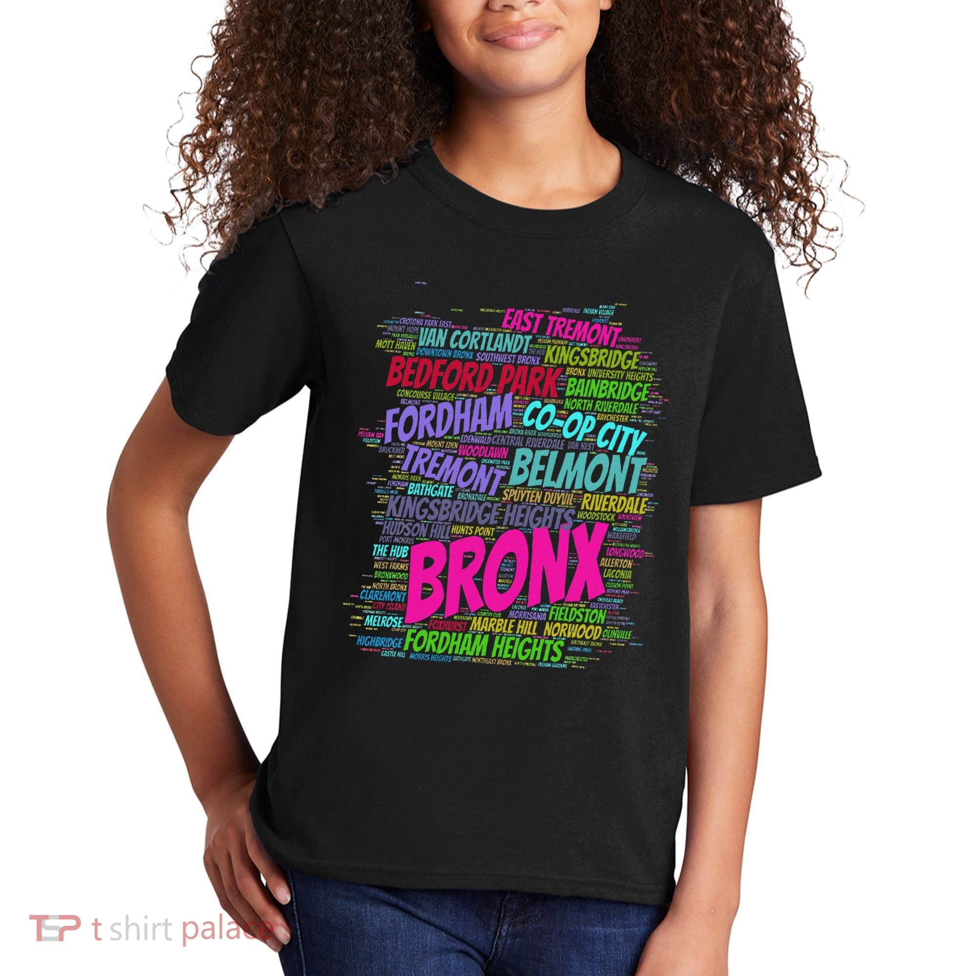 Love Boogie Down Bronx New York City Pride Clipart Kids T-Shirt