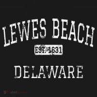 Lewes Beach Delaware De Vintage T-Shirt thumb 7
